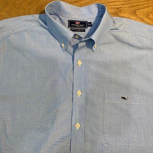 Men's Vineyard Vines Slim Fit Tucker Shirt - XL - Button Down - Light Blue